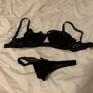 Agent Provocateur Nicholle bra and thong 32d / s/2